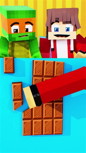 JJ Infinite Chocolate Trick Mikey 🍫 Maizen Minecraft