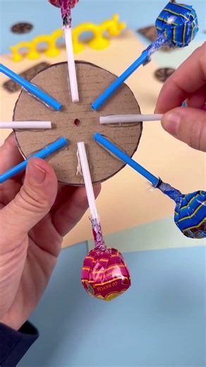 Let’s Make a Lollipop Carousel! 🍭🎡 Fun & Sweet Kids DIY