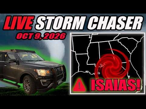 LIVE CHASER | HURRICANE ISAIAS BRINGS TORNADOES!!