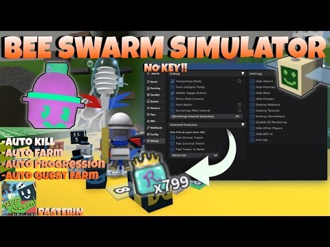 New Bee Swarm Simulator Script! Autofarm, Autofarm Honey, Macro, Atlas, Keyless Pastebin 2025!