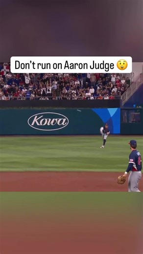 Aaron Judge's Incredible Throw from a Unique Angle