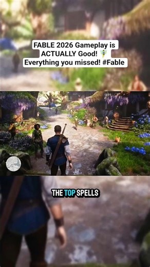 FABLE 2026 Gameplay is ACTUALLY Good! 🧚‍♂️ Everything you missed! #Fable #shorts