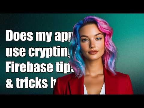 Does my app use crypting? Firebase
