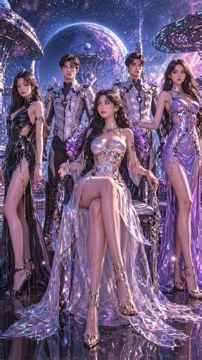 She Created Magic on an Alien Planet ✨🌌 | Cinematic Anime Short #shorts