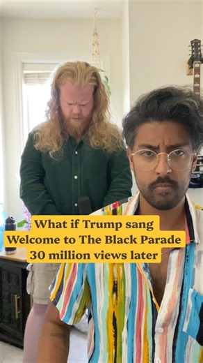 3 years and 30 million views later. What if Trump sang Welcome to the Black Parade #mcr