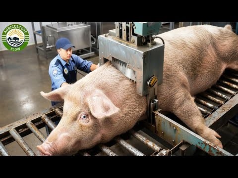 How Millions Of Pigs Are Raised & Processed Into Ham & Bacon | Inside a Massive Pig Slaughterhouse