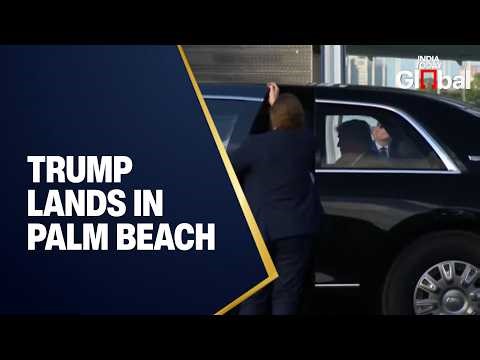 LIVE: US President Donald Trump Arrives at Palm Beach | Washington | USA | Iran War