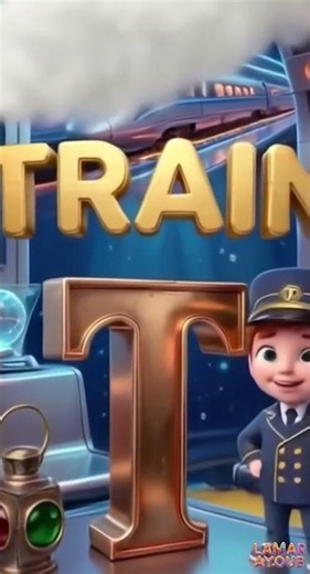أنشودة حرف T للأطفال | T is for Train🚂Letter T Song for Kids | Learn Alphabet 🚂#baby #lamarworldkids