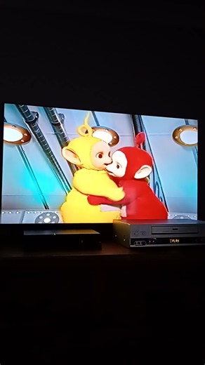 Teletubbies And The Snow Laa Laa And Po Hug Each Other