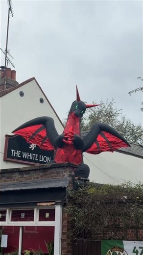 Part of the beer festival. The dragon ￼
