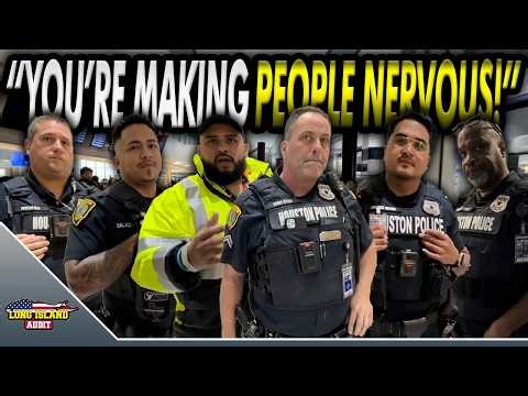 FIVE Houston Police Officers & “Traffic Guard” Make HUGE Mistake! The 1st Amendment Is DEAD