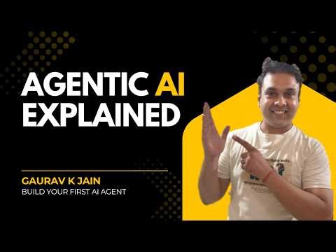 Agentic AI Explained Simply 🚀 Build Your First AI Agent in Python (Step-by-Step)