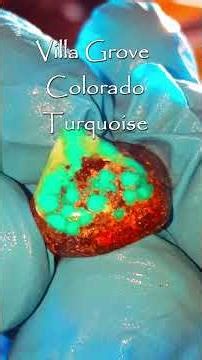 Rough to Polished Villa Grove #Turquoise #lapidary #geologyrocks #turquoiserough #lapidaryarts #gems