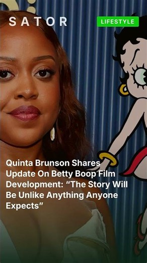 Quinta Brunson Shares Update On Betty Boop Film Development: “The Story Will Be Unlike Any #shorts