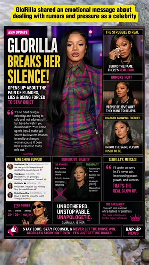 GloRilla Speaks On Rumors & Staying Silent 😳💔 #shorts
