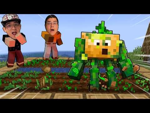 A MUTANT POISONOUS POTATO HAS SPRAWNED IN THE MINECRAFT FARM! (super rare?)