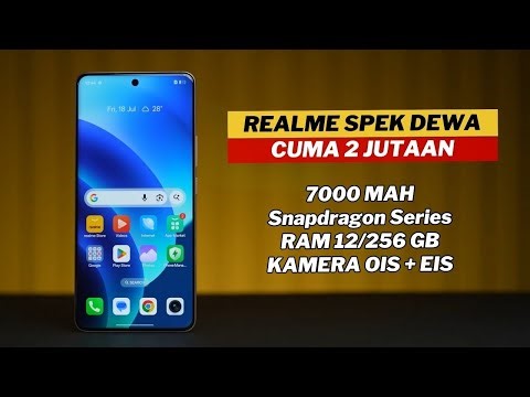 7000 MAH, RAM 12/256 GB 🚀 HP Realme 2 Jutaan TERBAIK Buat Tahun Baru 2026