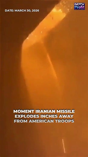 Watch: Moment Iranian Missile Explodes Inches Away from American Troops