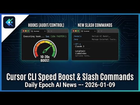 AI News: Cursor CLI Hooks, Replit Shell AI, SGLang 10x Boost, and more!