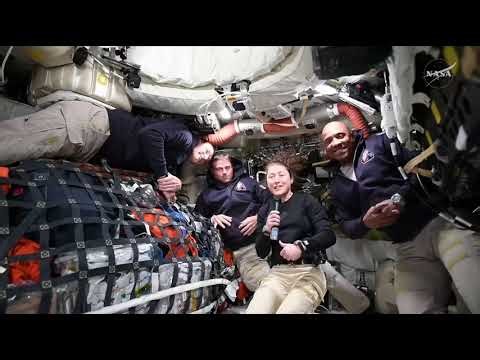 Artemis 2 crew goes live with Earth on their way to the Moon