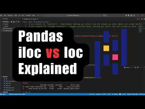Pandas iloc vs loc Explained (Python Tutorial for Beginners)