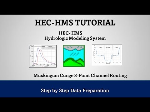 HEC‑HMS Muskingum Cunge: 8‑Point Channel Routing | Step by Step Guide