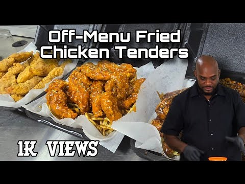 Crispy Fried Chicken Tenders 😳🔥