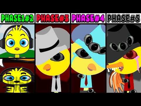 All Phases in New Incredibox Sprunki Oc of Pulcino Pao: From Phase 1 to Phase 5