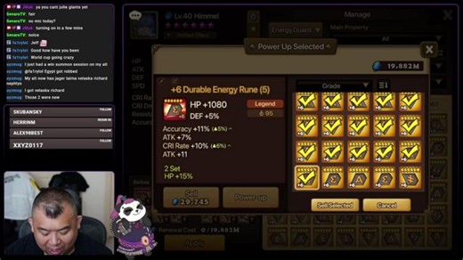 All the runes from the event......
