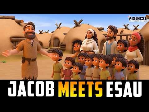 Jacob Becomes Israel | Jacob Meets Esau After Many Years | Powerful Bible Story | Genesis 32–33