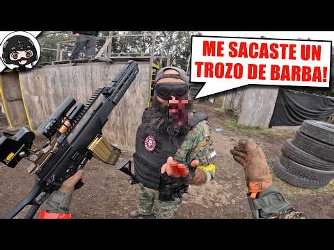 Le ARRANQUÉ LA BARBA de un TIRO 😱🩸 ▬ SSR63 A2 ▬ Yio Airsoft Gameplay