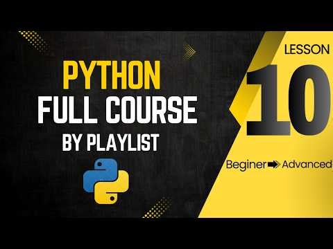 Python for Beginners | Lesson 10: Removing and Organising Lists