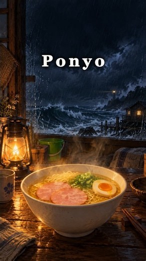 Ponyo, How Does Lisa's Ham Ramen Soften in 3 Minutes Without Boiling? | Anime Is Science