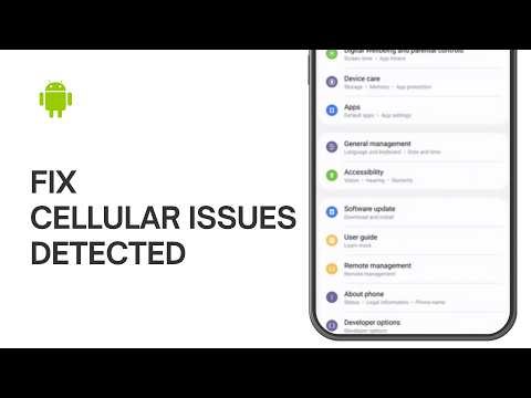 How to Fix Cellular Issues Detected on Android