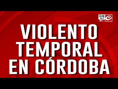 Violento temporal en Córdoba: volaron hasta las cabinas de peaje