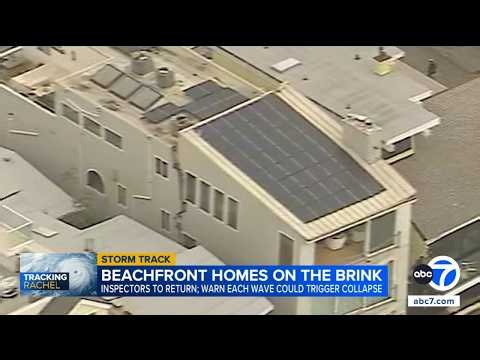 Days of destructive waves from Tropical Storm Rachel leave 8 buildings red-tagged in Long Beach