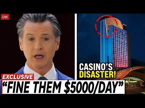 Governor Of California SPEECHLESS After $20 Billion Casinos DUMPS California