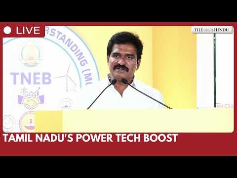 Tamil Nadu Electricity Minister R. Nirmalkumar attends TNEB-IIT Madras MoU signing in Chennai