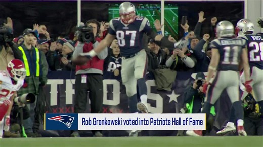 'GMFB' congratulates Rob Gronkowski for being voted into Patriots Hall of Fame
