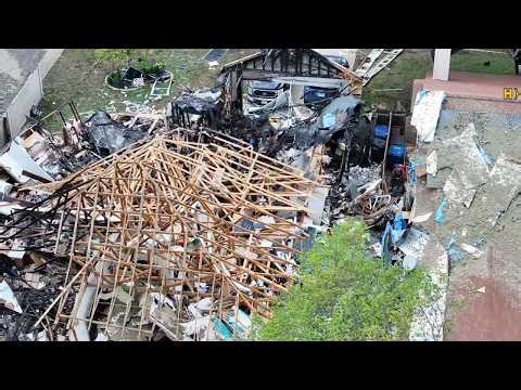 They thought it was over. Then the second house exploded