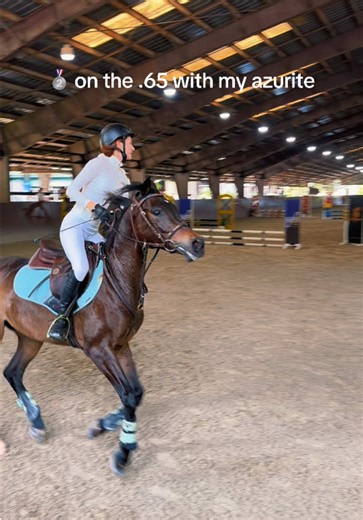 .65 Hunter Round: 2nd Place with Azurite at Weekend Horseshow