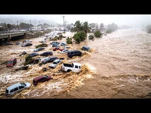 Flash Floods Sweep Cars into Sea in San José del Cabo. The Day the Desert Flooded: San José del Cabo