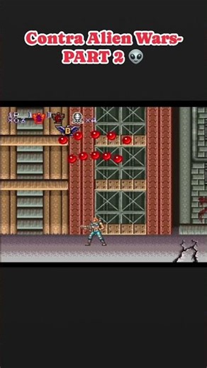 Contra Alien Wars- PART 2 👽 #gaming #gameplay #retrogames #retrogaming #gamer #gameshorts #fyp