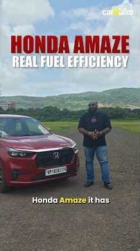 Honda Amaze Petrol CVT: Real Fuel Efficiency