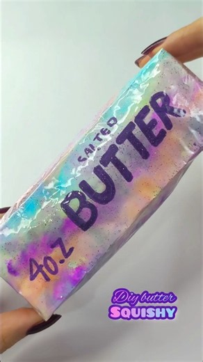 DIY rainbow Butter Squishy tutorial 🌈 #diy #shorts #squishy #craft #viral