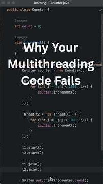 Why Your Multithreading Code Fails | Race Condition| #java #coding #multithreading #programming
