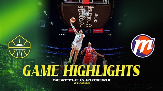 Seattle Storm Highlights vs. Phoenix Mercury | July 2, 2026