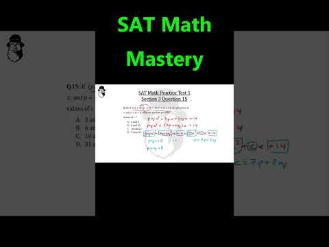 SAT Math - Matching Coefficients