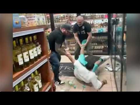NYPD beat Blackman like a slave in Brooklyn liquor store