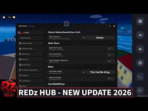 Redz Hub Script [New Update 2026] - How To Execute Redz Hub in Delta Executor (Roblox Delta Scripts)